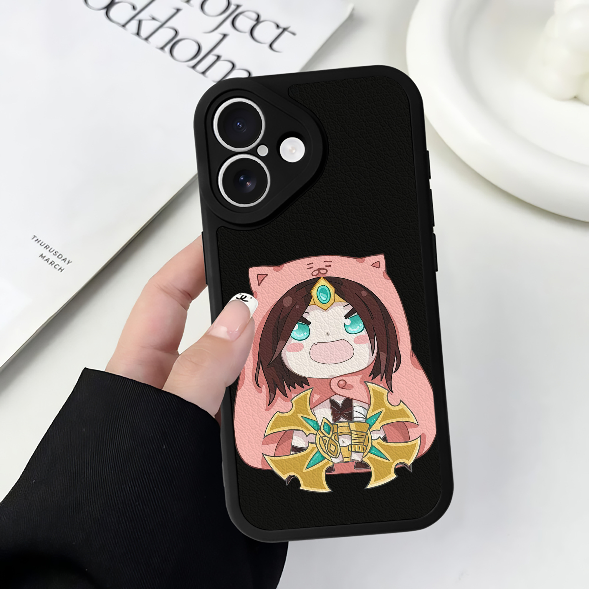 リーグ・オブ・レジェンド League of Legends LOL 【iPhone 16シリーズ対応】シリコンスマホケース（レザー調） 材質：シリコン